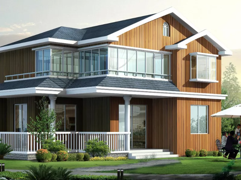 Luxury and Modern Prefabricated Light Gauge Prefab Steel Villa