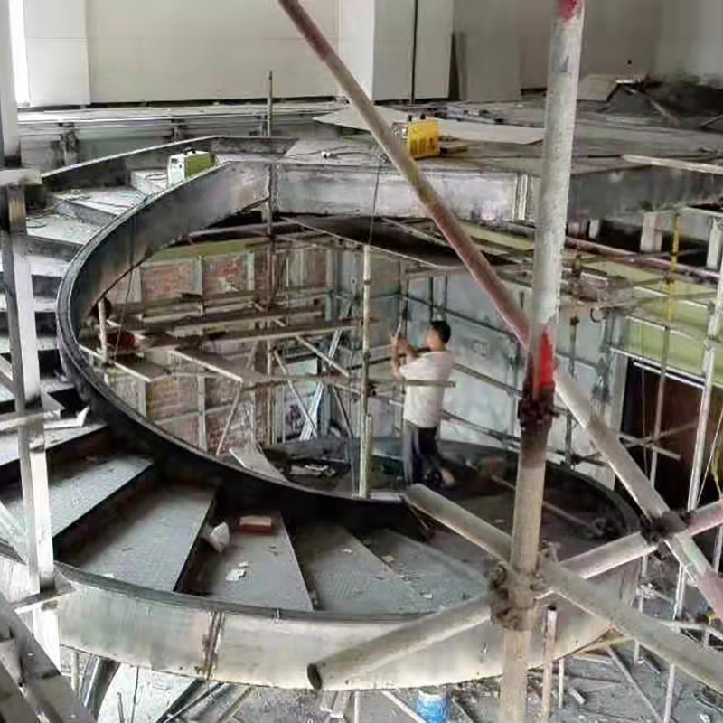 Steel Structure Spiral Stairs 