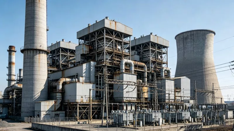 Steel Frame Power Plant Construction