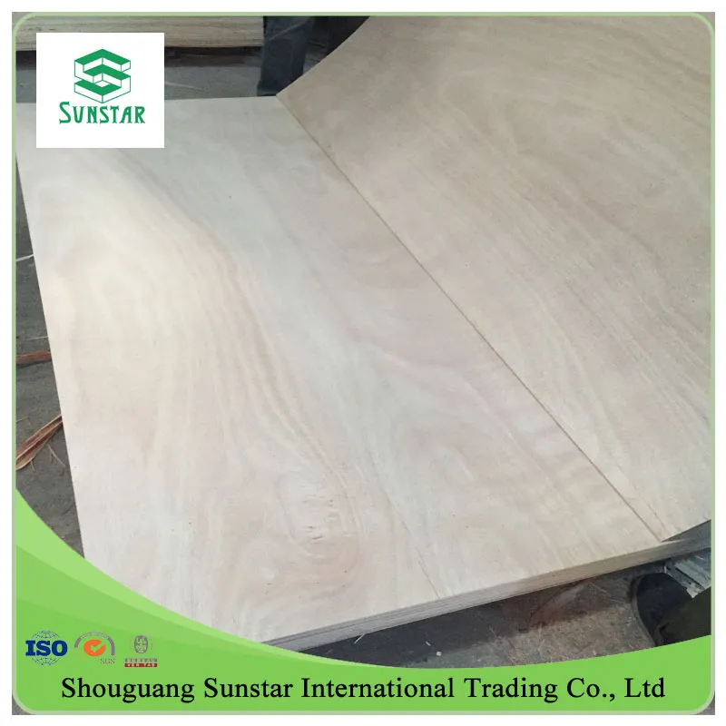ISO9001, American Carb, Ce 4*8 2-6mm Poplar, Birch, Pine, Maple, Hardwood Commercial Plywood