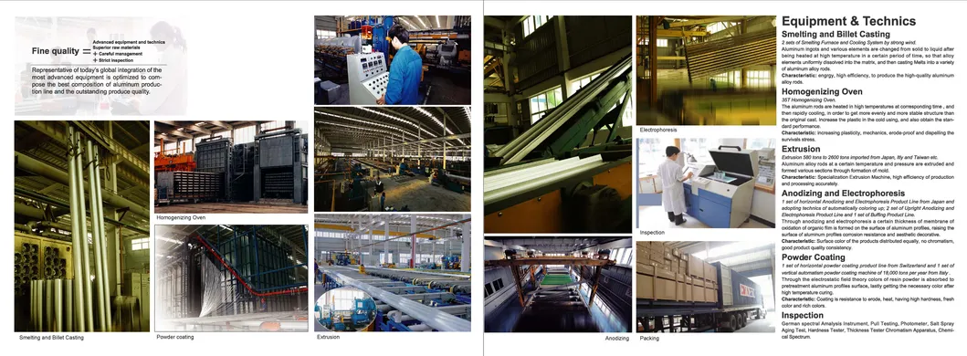 Italien Aluminium Profile Aluminum Profile Extrusion Pergola for Tile