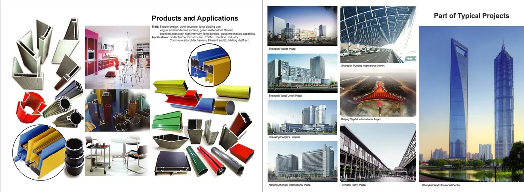Italien Aluminium Profile Aluminum Profile Extrusion Pergola for Tile