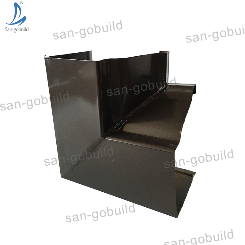 Kenya Aluminum Rain Gutter Downspout System Collect Water From Roof Tile North America 6K 7K 8K