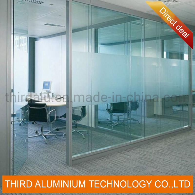 Low Cost Quality Assured Aluminum Glass Office Partition Wall Partitions Office Partition Glass Wall Extrusion Profiles