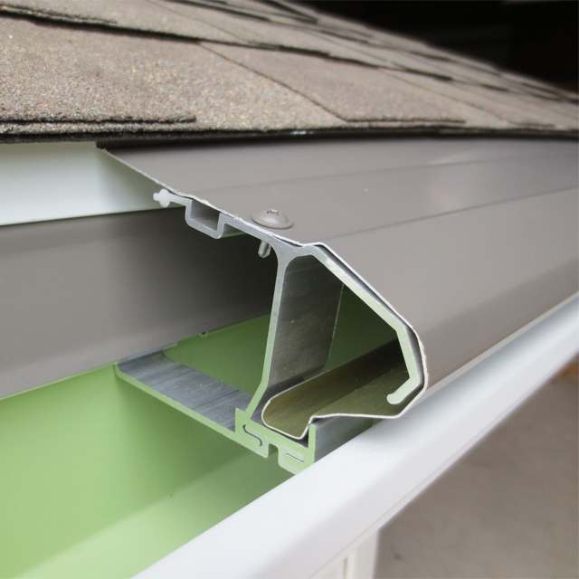 Malaysia Rainwater Drainage Brown Aluminum Gutter