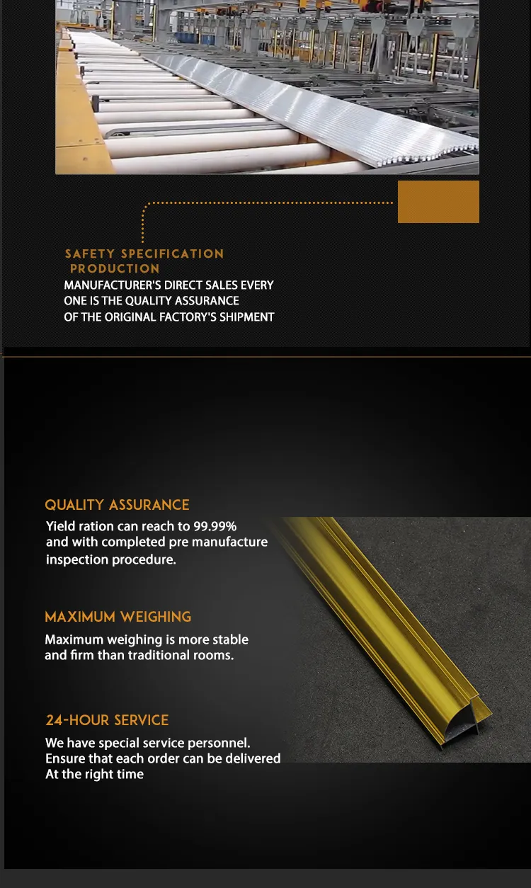 Metal Tile Edge Trim for Tile Decoration