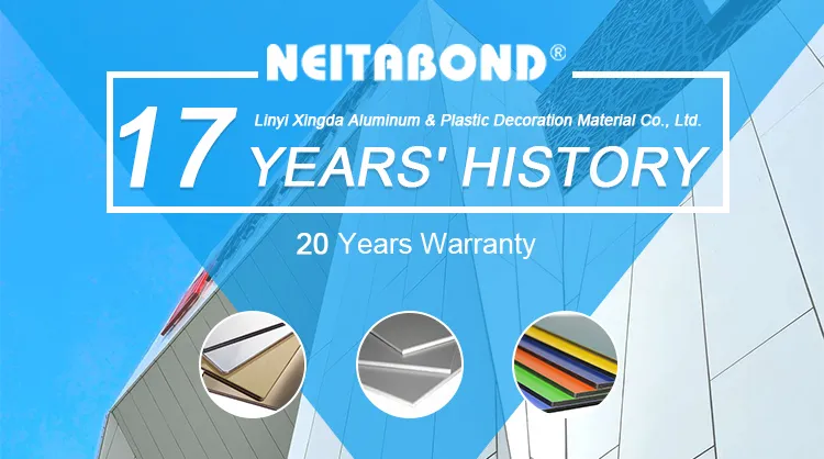 Neitabond PVDF 4mm Aluminium Composite Panels Building Material (ACP sheet)