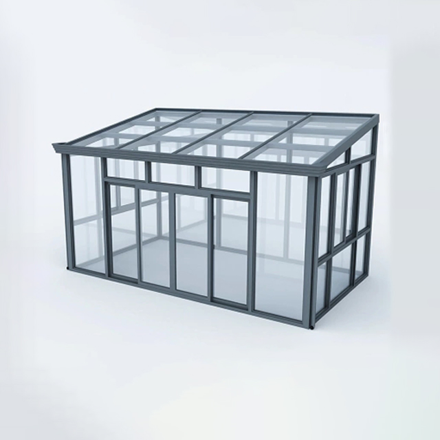 New Design Good Quality Aluminum Profile Sunrooms Glass Houses