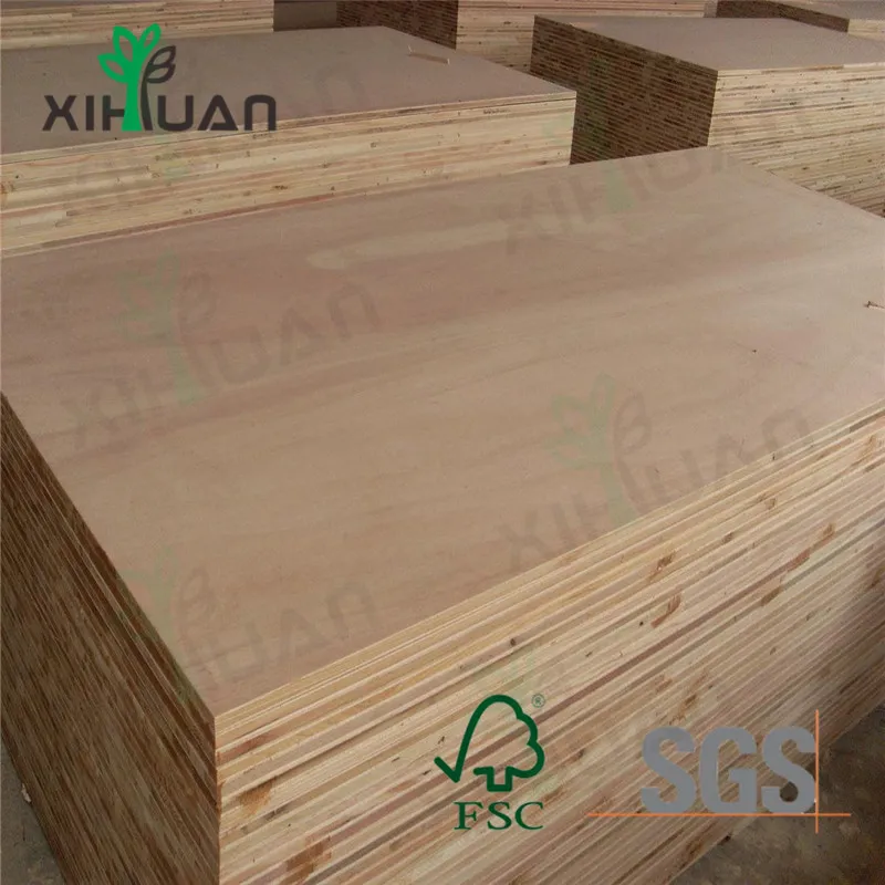 Okoume/Bintangor/Pencil Cedar/Poplar/Birch/Pine/Ash/Oak 1220*2440 Veneer Plywood for Furniture