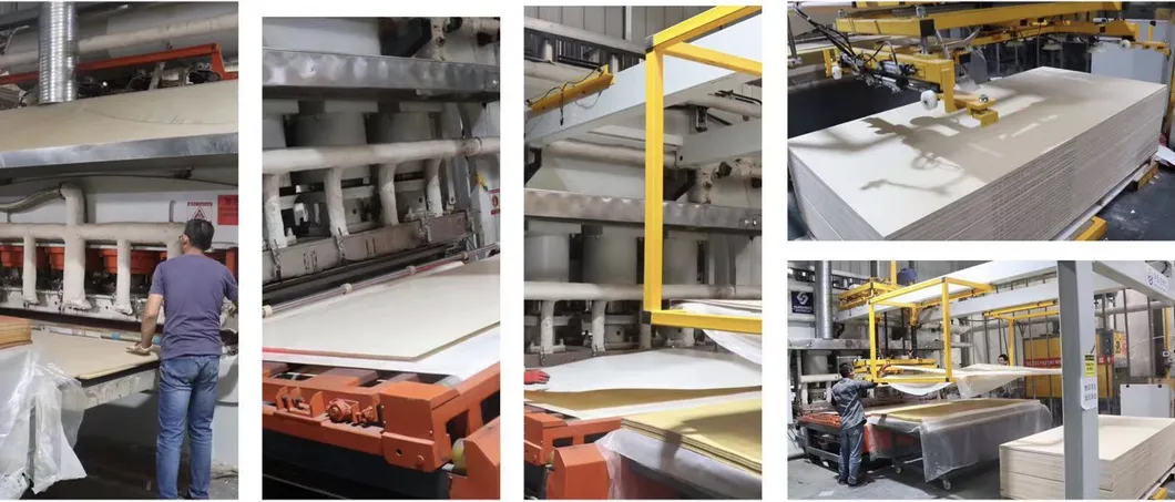 Phenolic Glue Coated Twice Hot Press Form Work Plywood