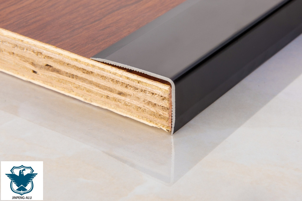 Polished Anodizing Aluminum Carpet/Timber Tile Floor Edge Trim Profile