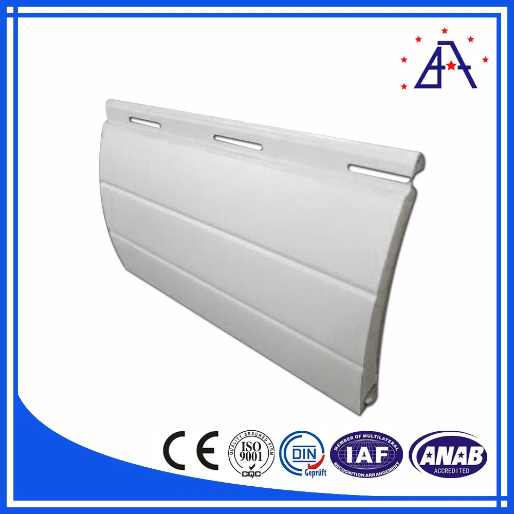 Powder Coated Aluminum Profile Fabricing Roller Shutter Door Aluminium Profile