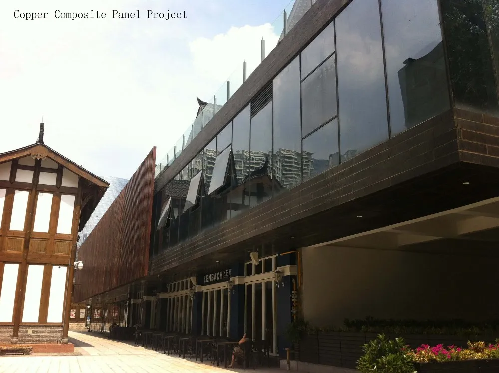 Preminium Coppper Composite Panel for Interior Decoration