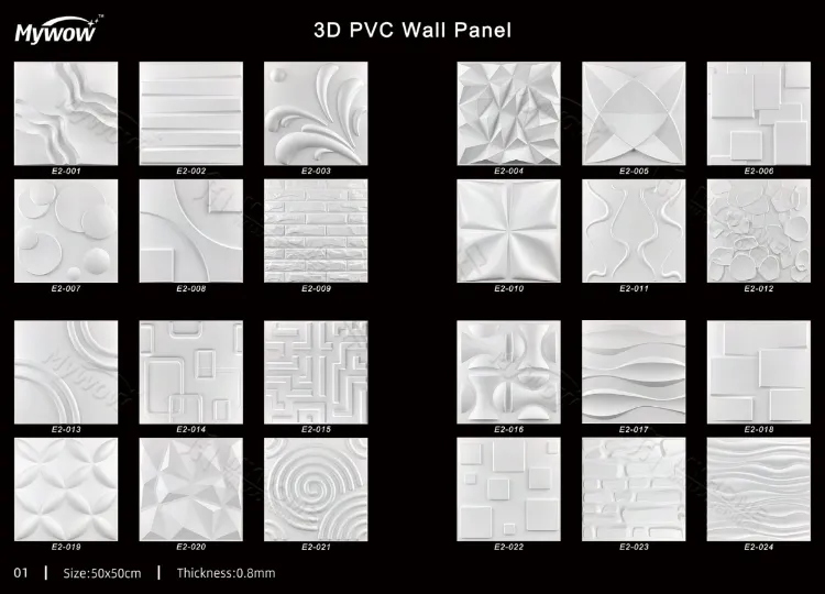 Quick Delivery! Wholesales 3D PVC Paintable Wall Panel