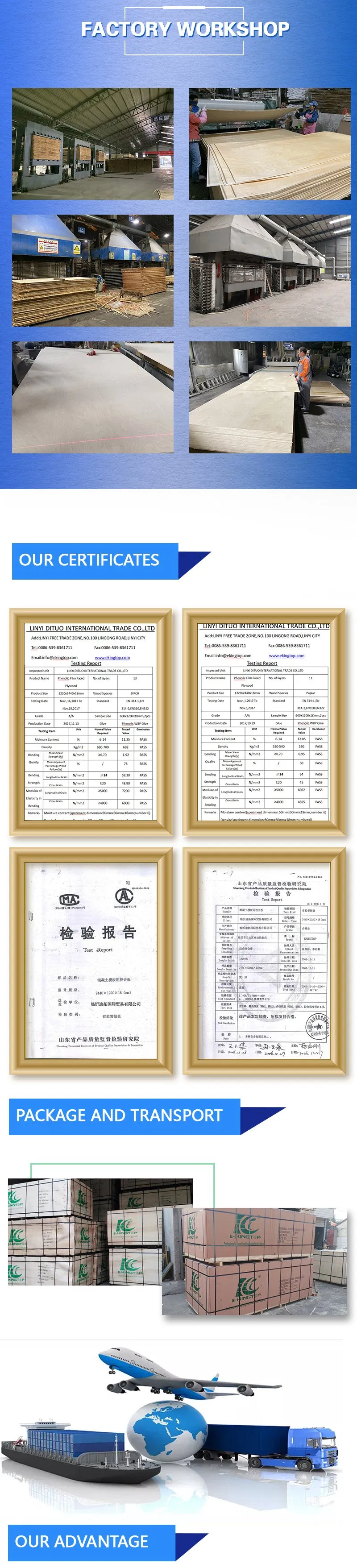 Red Oak, Ash, Teak, Cheery, Fancy Veneer Plywood for Furniture