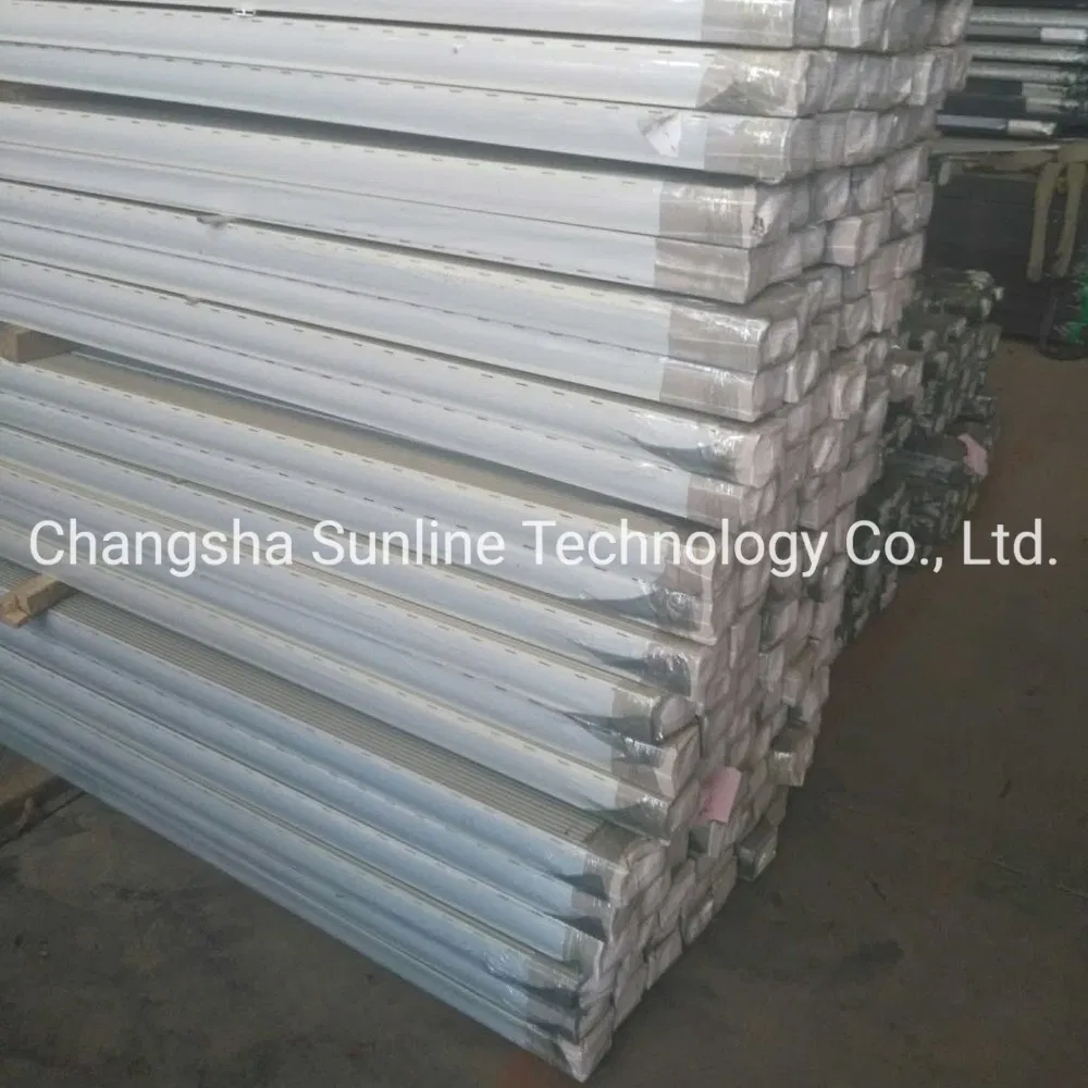 Rolling Shutter Window Accessories Aluminum Profile 55mm Slats