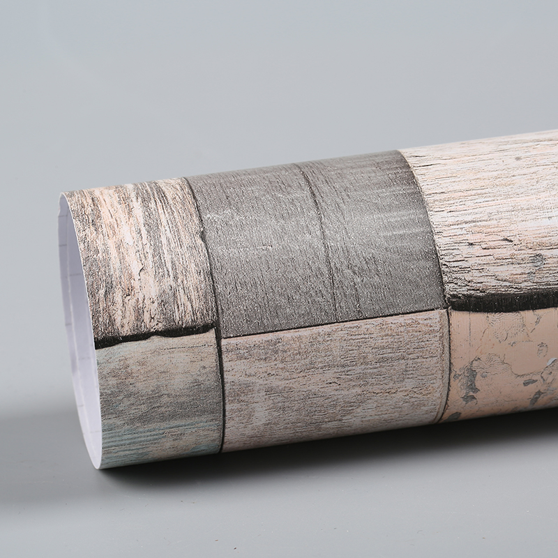 Self-Adhesive Wood Wallpaper PVC Waterproof Mildew Proof Wall Coat