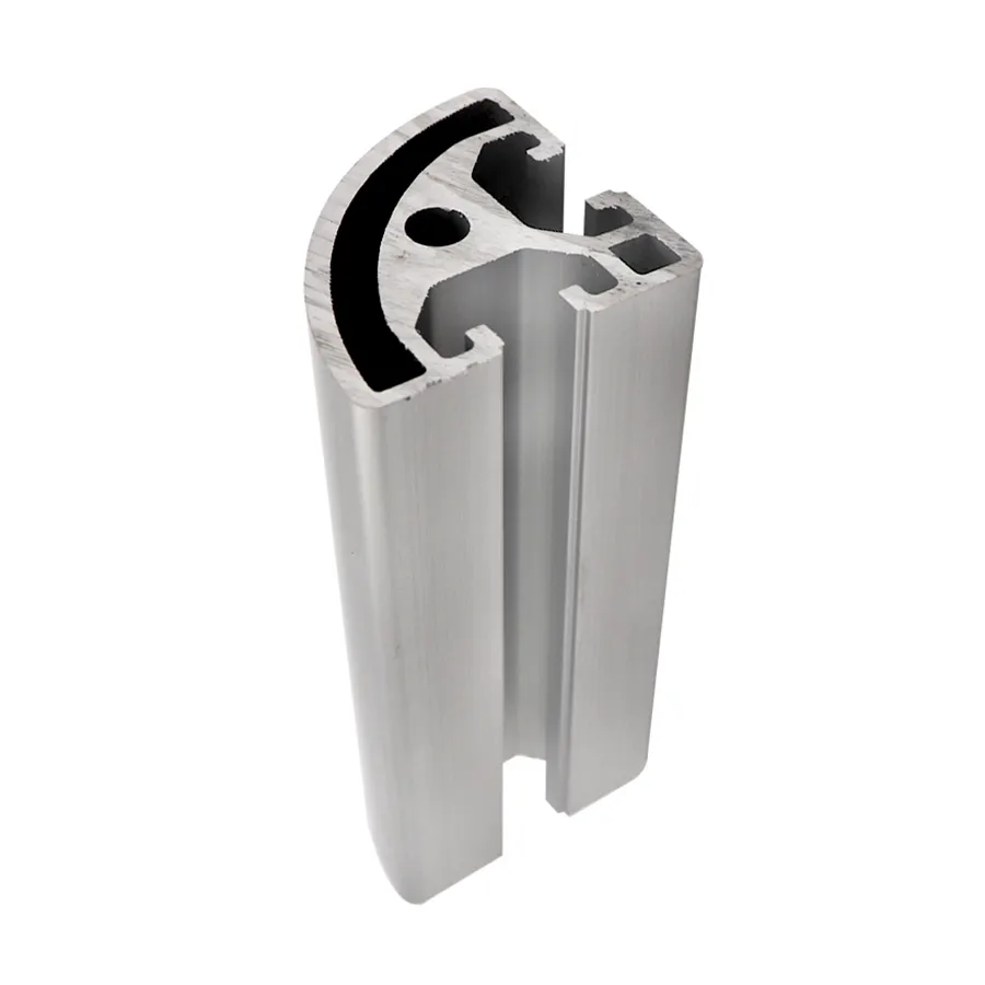 Silver Anodized Alloy V-Slotted Extrusion Round Extruded Fit for Wine Storage Rack Custom V-Slot Aluminum Profile