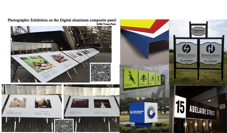 Smooth Surface 2mm 3mm Signage Aluminum Composite Board with ASTM E84