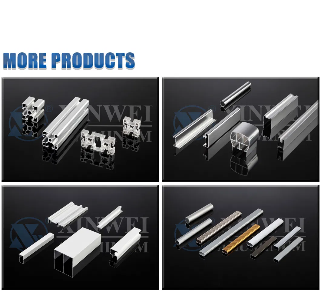 Standard Aluminium Hollow Sections with Anodized Powder Coated Finish