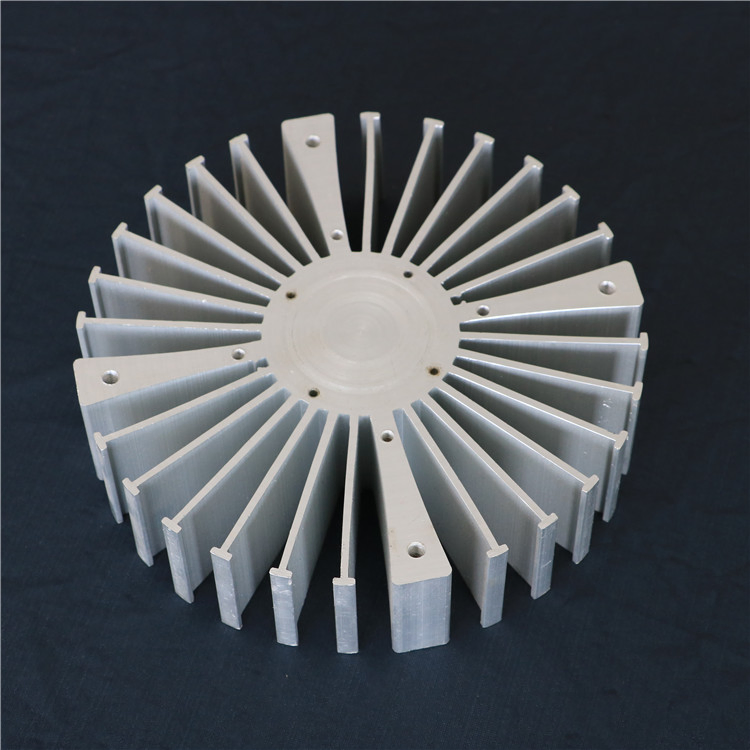 Taiwanese Manufacturer Aluminum Alloy Profile Aluminum Heat Sink 6063 Extruded Aluminum Heatsink 6000 Series Grade T3-T8 Temper Extrusion
