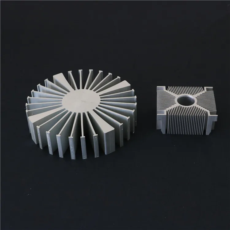Taiwanese Manufacturer Aluminum Alloy Profile Aluminum Heat Sink 6063 Extruded Aluminum Heatsink 6000 Series Grade T3-T8 Temper Extrusion