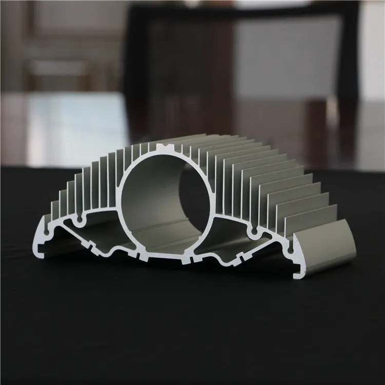 Taiwanese Manufacturer Aluminum Alloy Profile Aluminum Heat Sink 6063 Extruded Aluminum Heatsink 6000 Series Grade T3-T8 Temper Extrusion