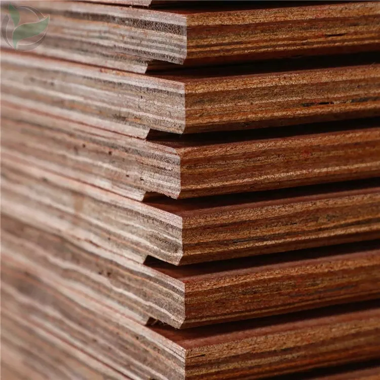 Waterproof Keruing 28mm Hardwood Container Flooring Plywood