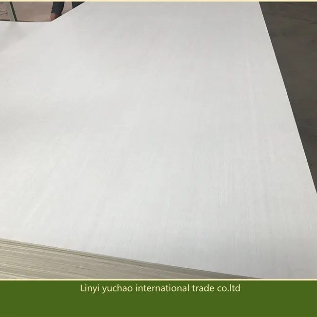 White Engineered Poplar Veneer Face Plywood for Furniture