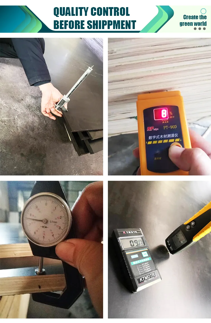 Wholesale 15mm Brown Film Faced Plywood, Shutter Plywood, Formwork Plywood