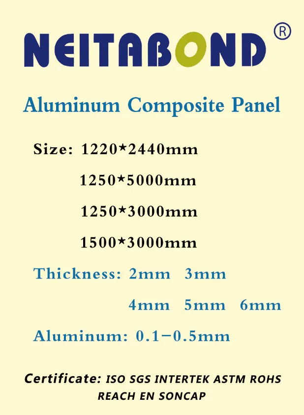 Wholesale 2mm Thickness ACP with Good Flatness