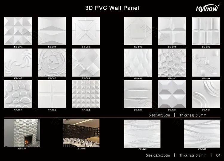 Wholesale 3D Paintable Waterproorf PVC Wall Panel for Sale