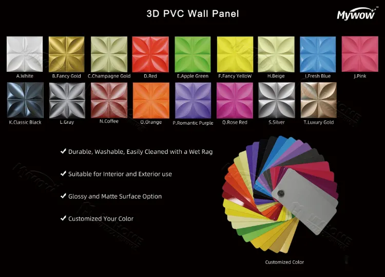 Wholesale 3D Paintable Waterproorf PVC Wall Panel for Sale