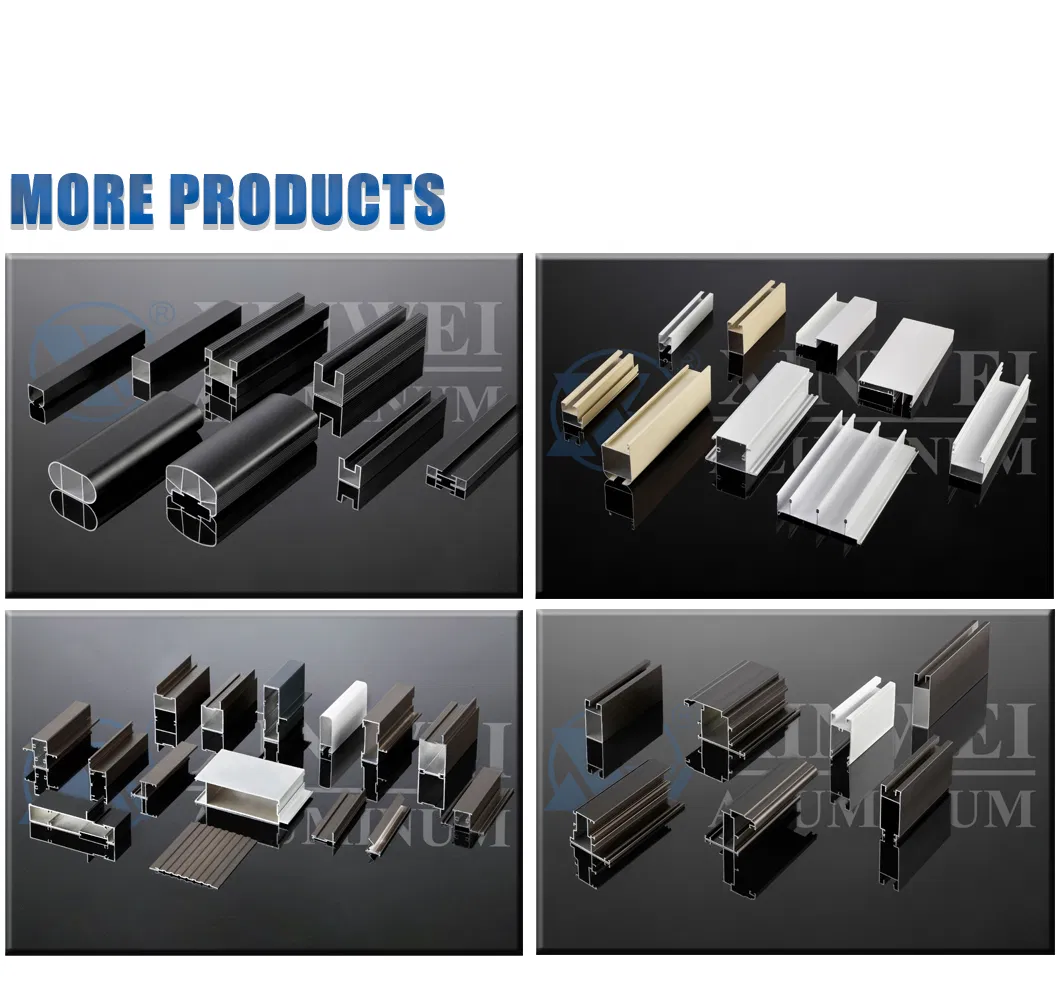 Wholesales Anodizing Bronze Color Aluminum Profile for Widow Frame