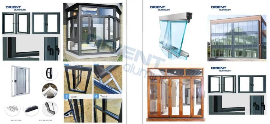 Wood Grain Finished Extrusion Aluminum Profile for Aluminum Windows