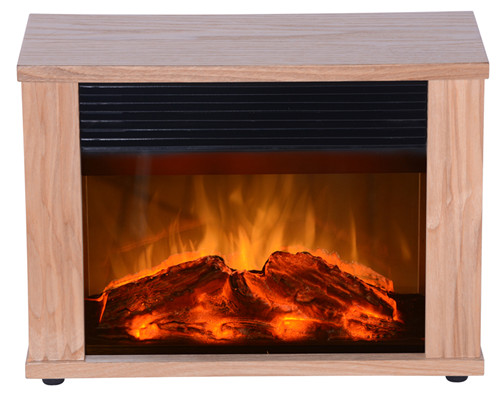 Wood Light-Heater-Electric Mini Fireplace